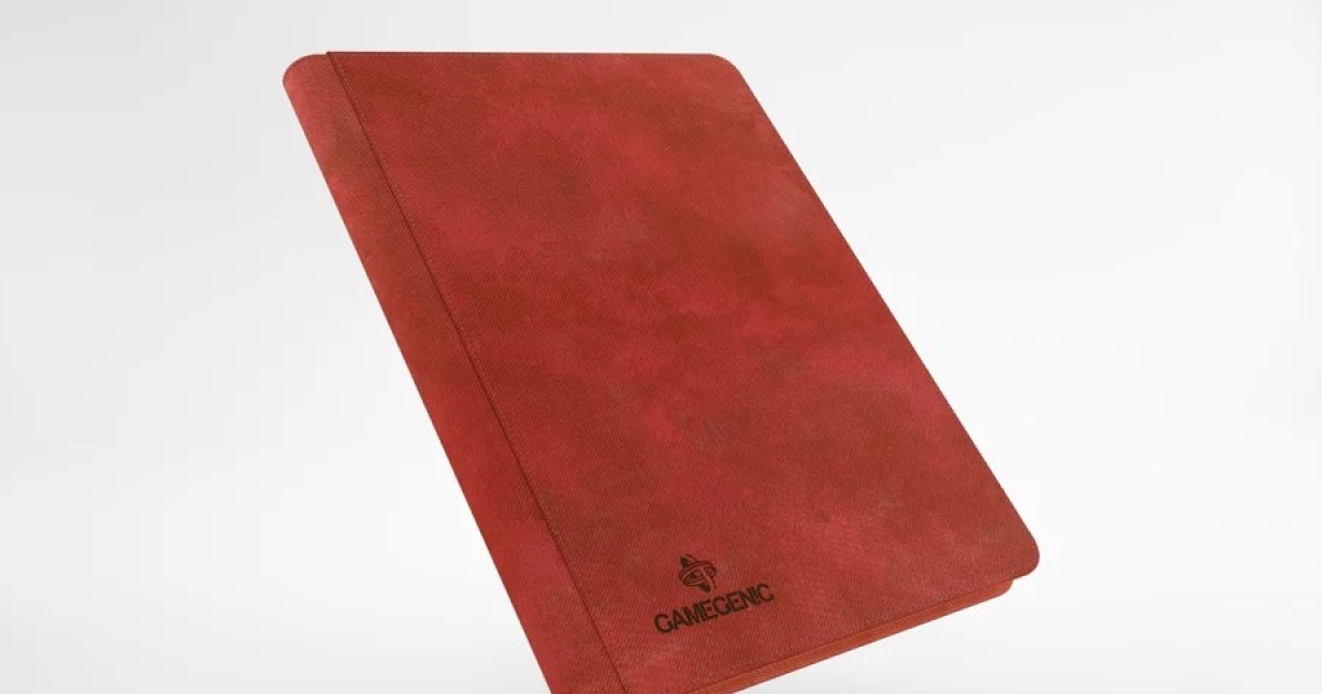 GAMEGENIC - ZIP-UP ALBUM 18 TASCHE ROSSO - 360 Carte - Cardsmania